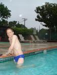 Brr, its cold (blue nike speedo)!