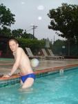 Brr, its cold (blue nike speedo)!