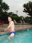 In the pool - Blue Nike speedos (for sale)