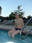 legs - Blue/Red stripes Speedo