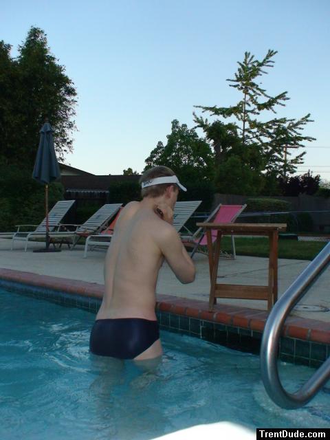 reading - Blue/Red stripes Speedo