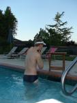 back - Blue/Red stripes Speedo