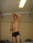 Trying on Speedo Square Leg (Training suit) (armpit)