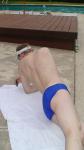 Stretching (Nike Swim Core Solids Brief)