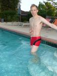 Red Speedo Curve Line Square Leg Trunk from InternationalJock.com (bulge) (best)