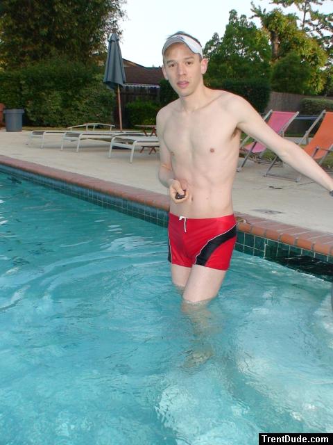 Red Speedo Curve Line Square Leg Trunk from InternationalJock.com (size L, for sale)!