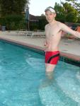 Red Speedo Curve Line Square Leg Trunk from InternationalJock.com (size L, for sale)!