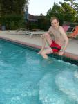 swimmer wearing Speedo Square Leg Trunk (foot)!