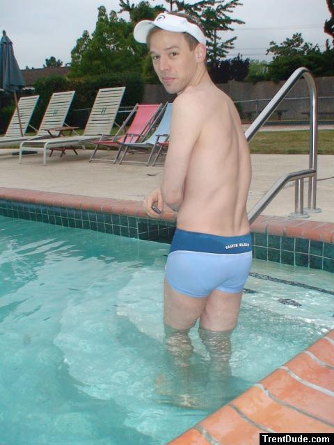 Calvin Kelin Swim Boxer - Lagoon/Marina - from Macys.com (butt!)