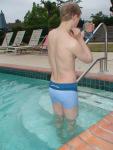 Goggle inspection (Calvin Kelin Swim Boxer - Lagoon/Marina - from Macys.com) (Best!) (butt)