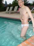 White speedo (bulge)