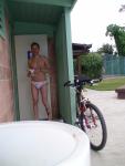 Wonder who is wearing the nicest Speedo in this locker room?