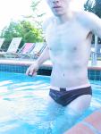 Ami Sanzuri Chocolate Low-Cut Swimsuit from InternationalJock.com