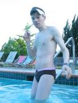 Ami Sanzuri Chocolate Low-Cut Swimsuit from InternationalJock.com