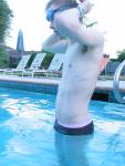 Getting ready to swim some laps (armpit)
