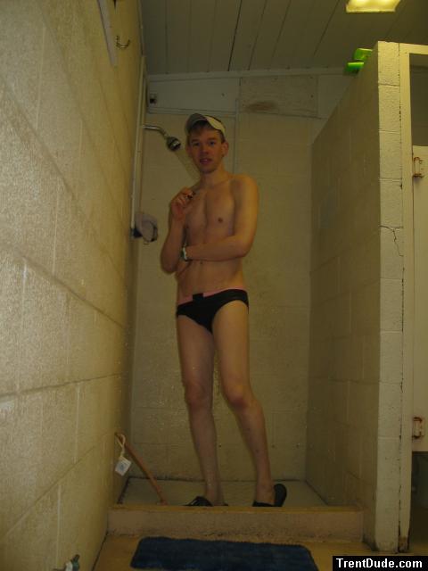 Washing up after a swim