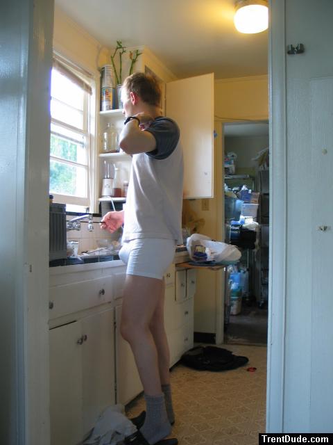 The sink is in the way