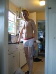 Trying to look good in Calvin Klein boxer briefs