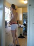 Calvin Klein boxer briefs (rear)