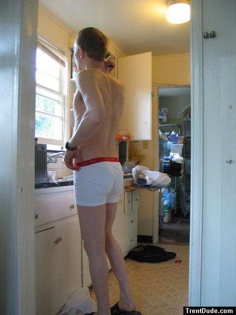 Calvin Klein boxer briefs (rear)