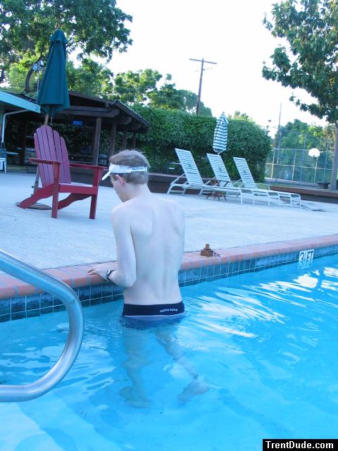 Calvin Klein logo in rear