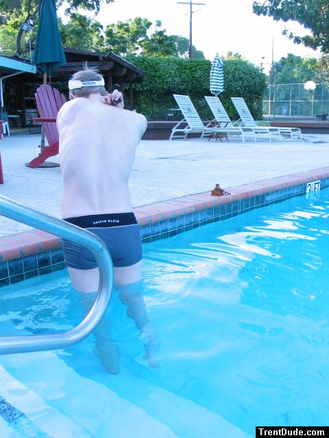 Rear and back (Calvin Klein swim boxer)