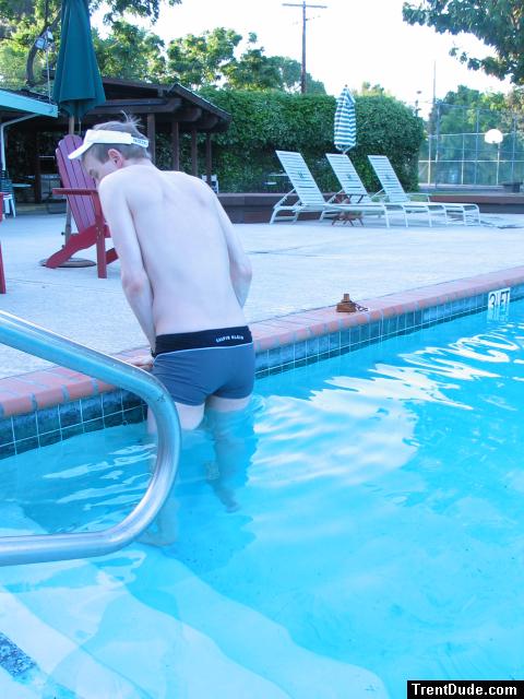 rear and back (Calvin Klein swim boxer)