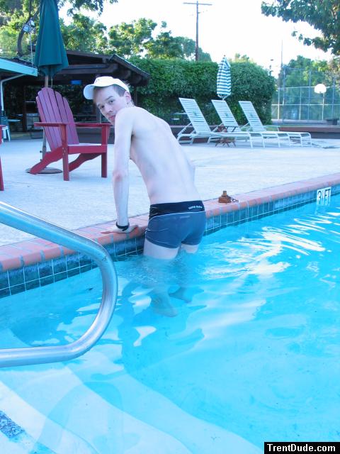 rear and back (Calvin Klein swim boxer)