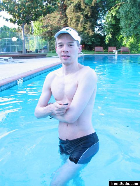 In the pool