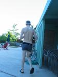 Calvin Klein swim boxers and legs (logo on rear)