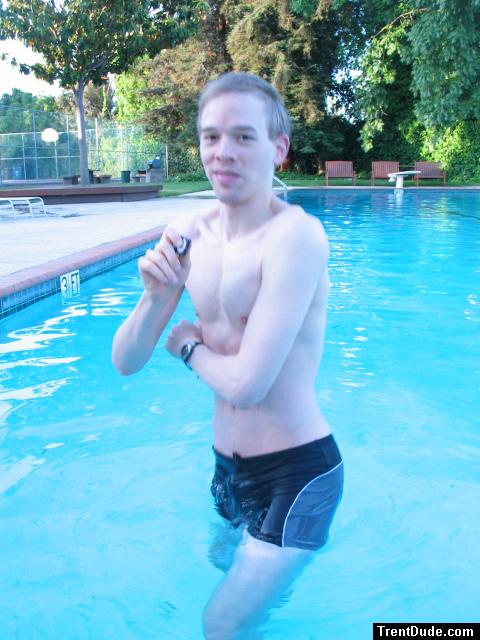 Calvin Kelin swim boxer (black/dolphin) (smile)