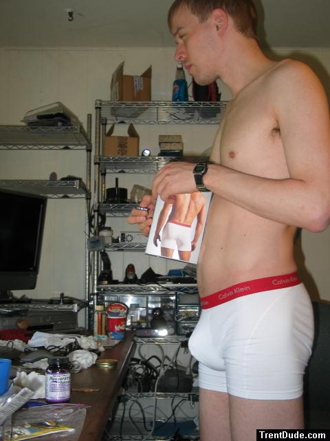 dreaming about being a Calvin Klein model