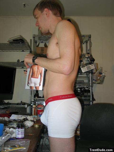 dreaming about being a Calvin Klein model
