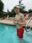Red Dolphin swim jammer