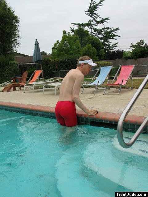 What is he doing?
