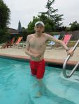 Dolphin swimwear red jammer