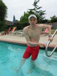Dolphin swimwear red jammer