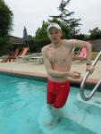 Swimmer in a Dolphin jammer