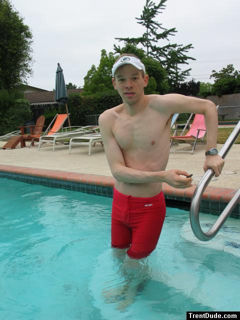 Swimmer in a Dolphin jammer