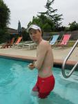 Swimmer in a Dolphin jammer