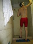 Jumping in the shower