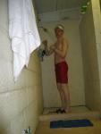 Showering in a dolphin jammer