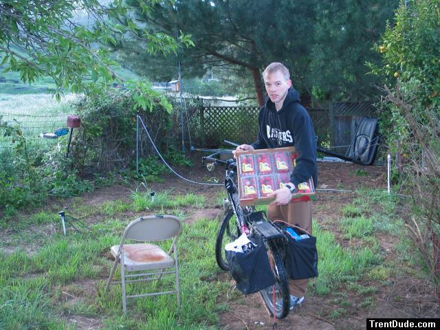 StrawBerries and bicycle