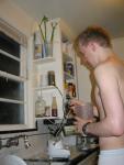 Making a smoothie