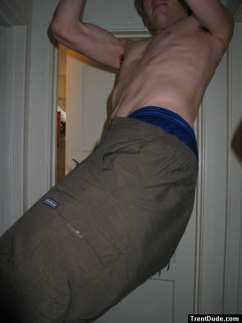 doing a pull up