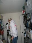 Admiring the telescope