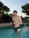 Nike speedo and Nike slipper