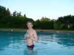 body in the water