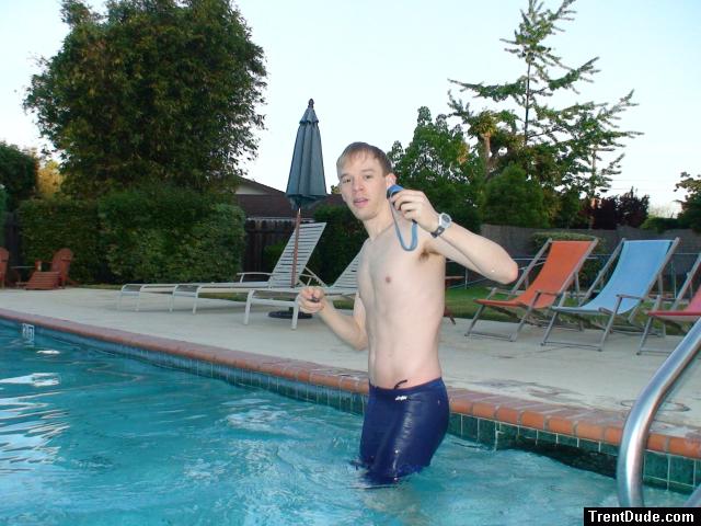 Falling into the water