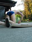 Getting ready to do a pushup (rear)